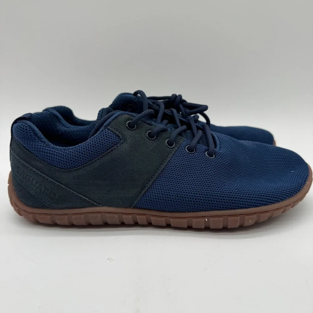 SAGUARO Barefoot Shoes Men's 7.5 Women's 9.5 Navy Blue Wide Toe Sneakers